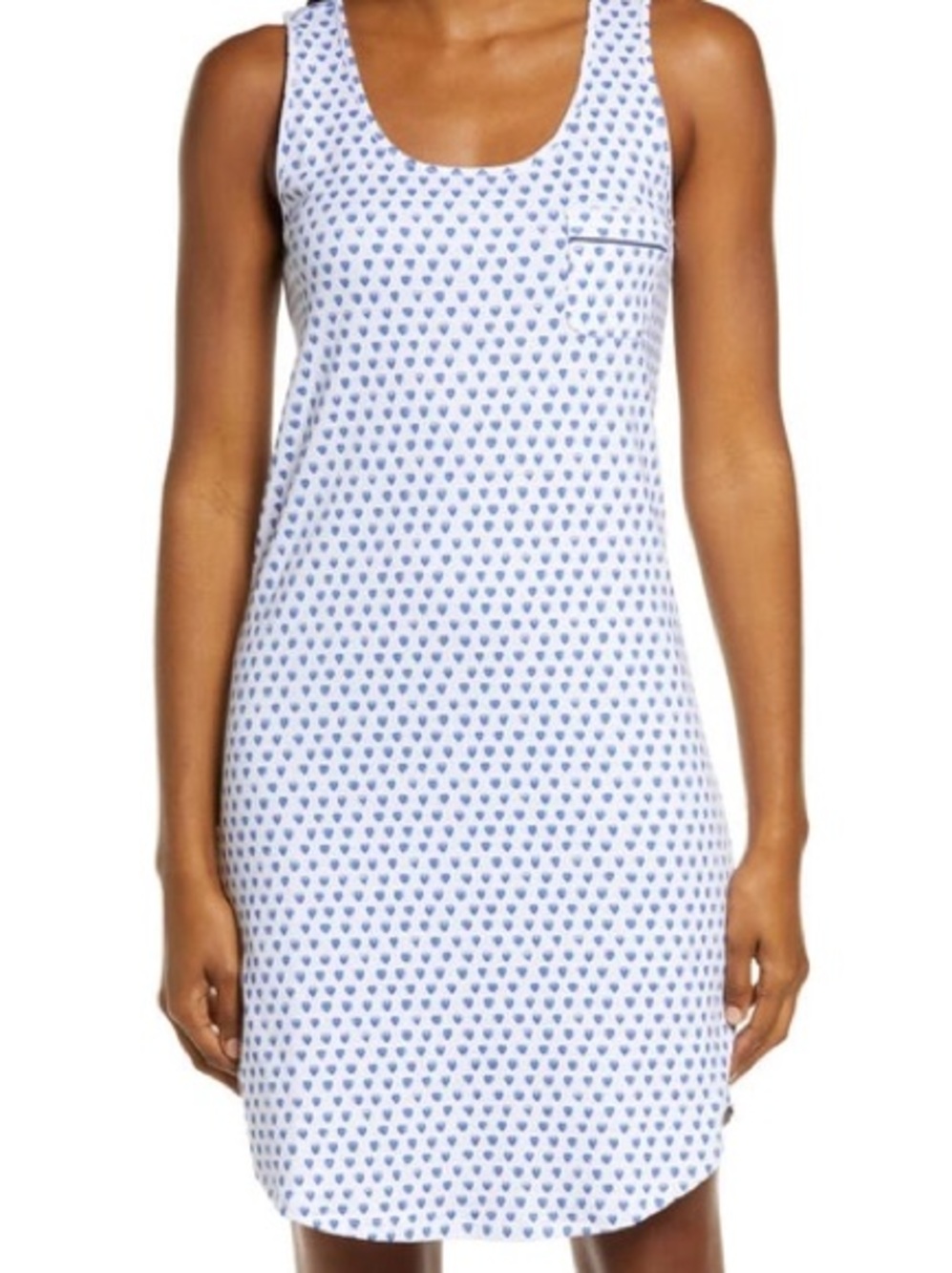 Roller Rabbit Alba Jersey Sleep Dress in Blue